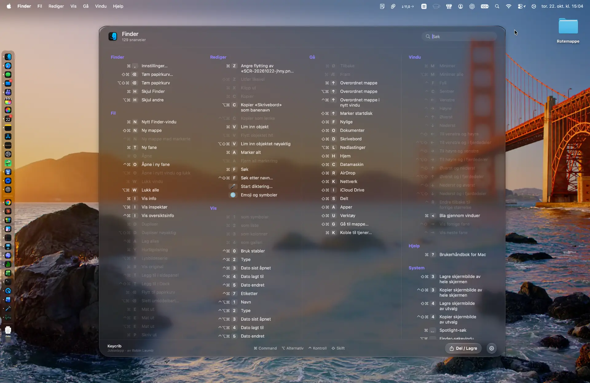 Finder — Keycrib, 50% glass effect
